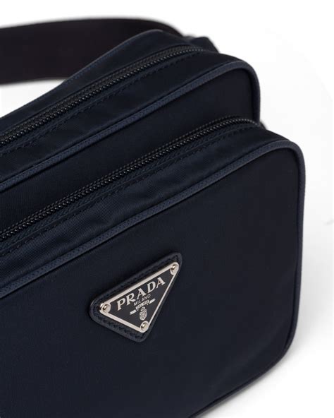 prada belt bag nylon blue|prada nylon tote bag price.